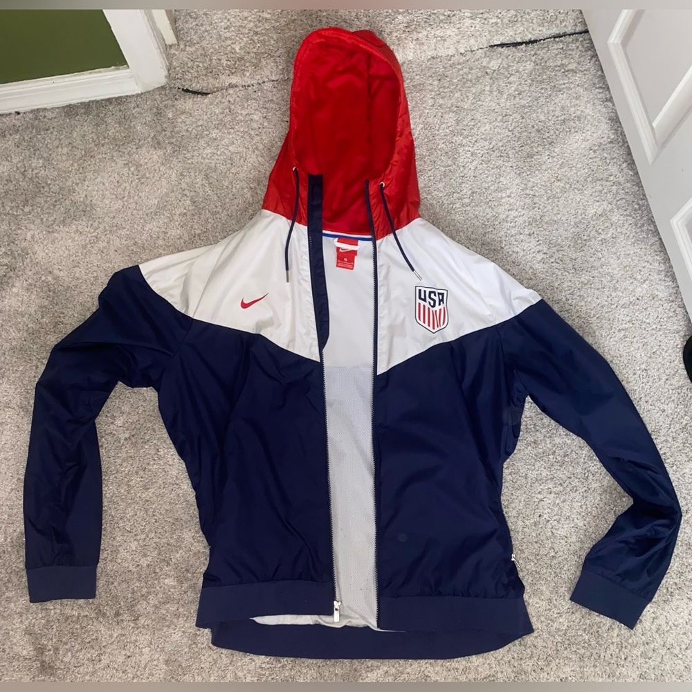 Boys XL Nike USA rain jacket